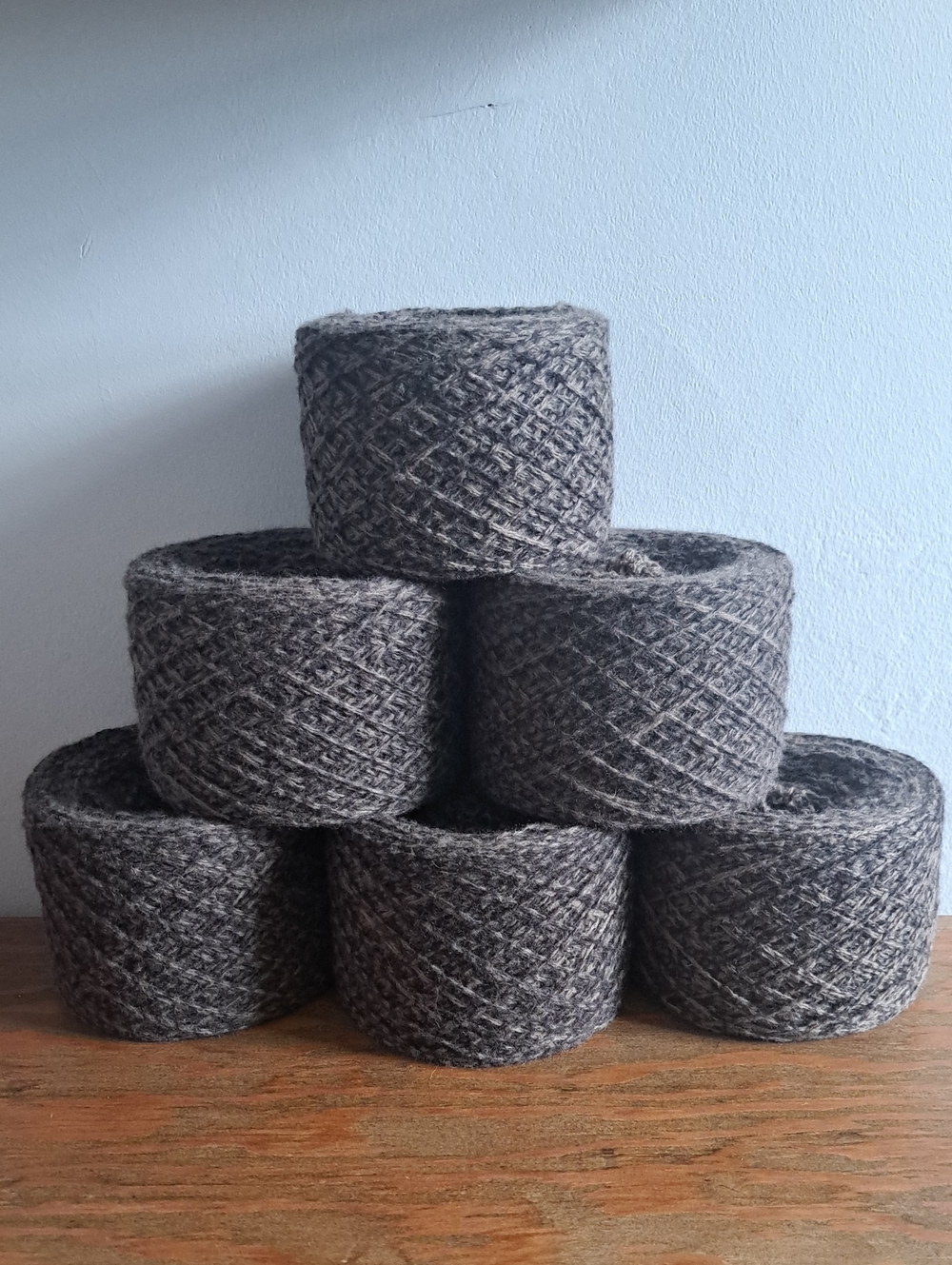 80% Wool Dual Tone Brown Yarn, 580g